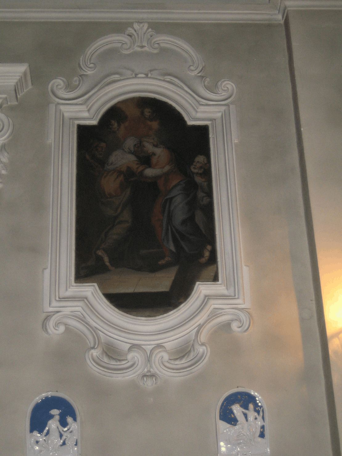 visitazione (dipinto) - ambito senese (fine/inizio secc. XVII/ XVIII)