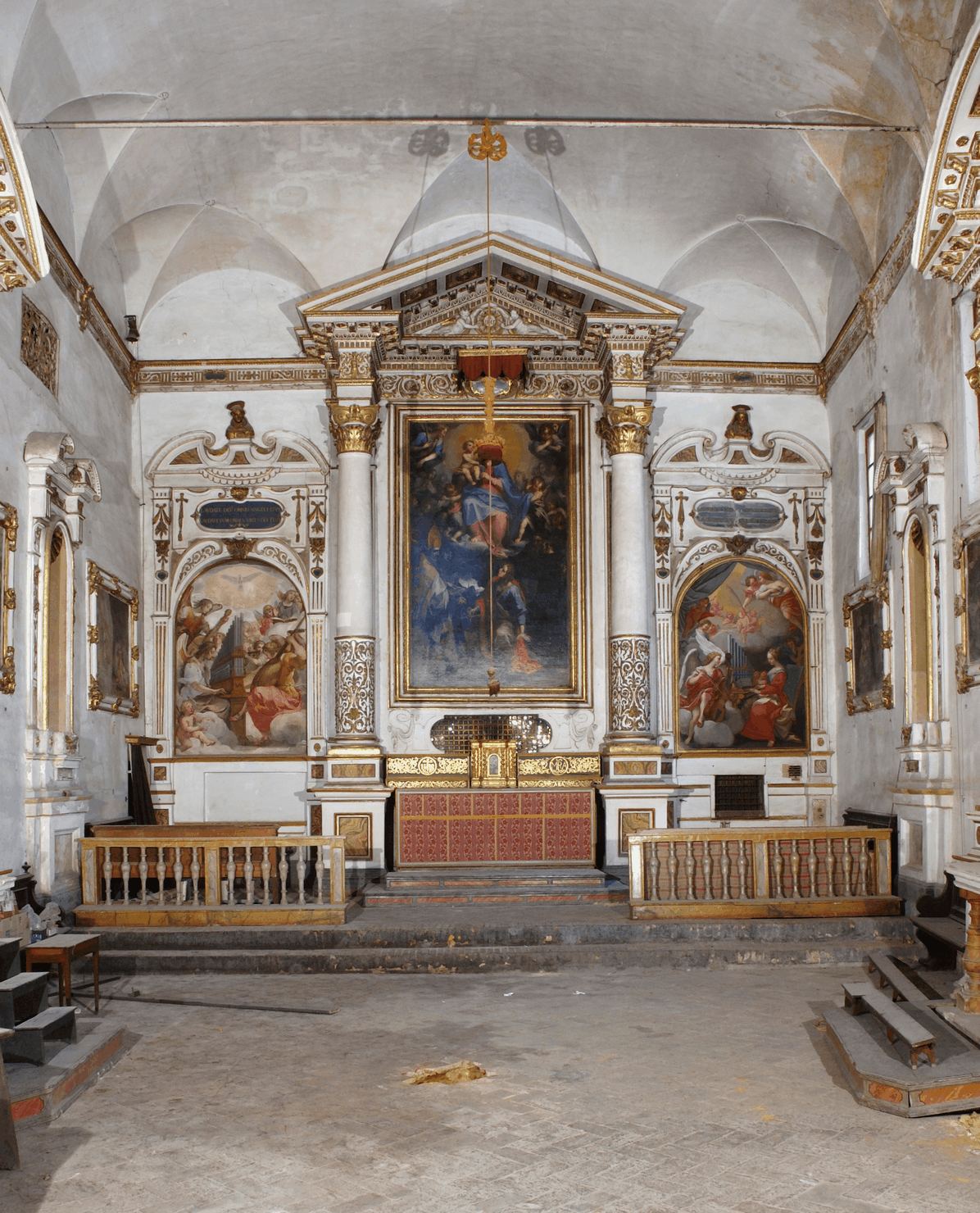 altare maggiore - bottega senese (sec. XVII)