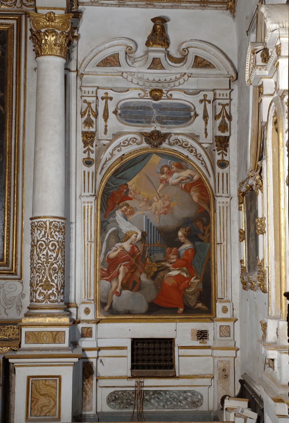 mostra di nicchia - bottega senese (prima metà sec. XVII)