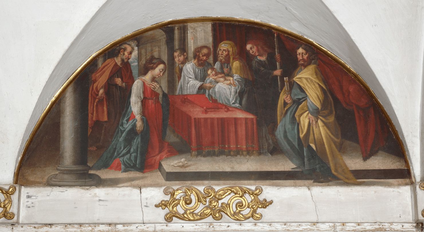 circoncisione di Gesù Bambino (dipinto) di Salimbeni Simondio (prima metà sec. XVII)