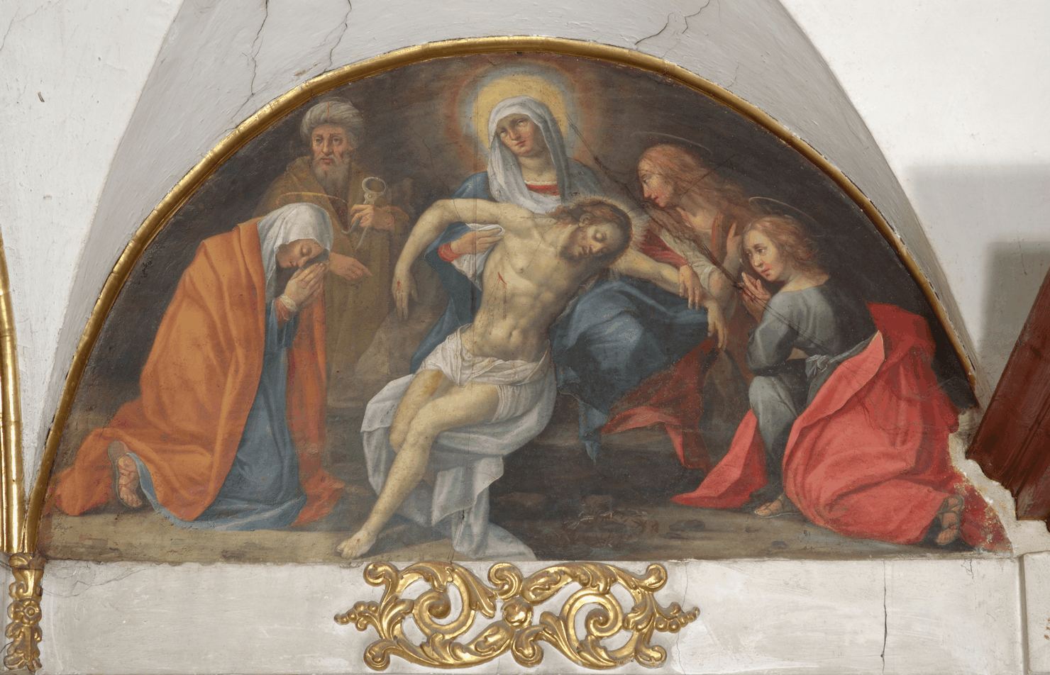 Cristo deposto dalla croce (dipinto) di Salimbeni Simondio (prima metà sec. XVII)