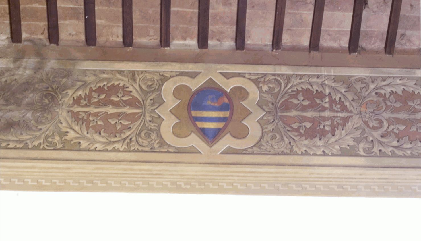stemma gentilizio (decorazione pittorica, complesso decorativo) - bottega toscana (prima metà sec. XIX)
