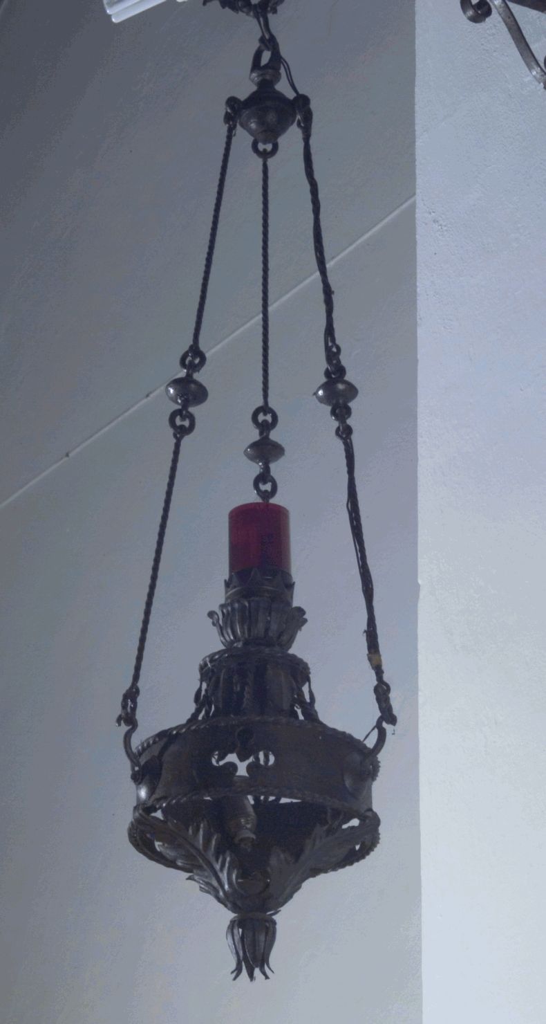 lampada del SS. Sacramento, serie - produzione toscana (fine/inizio secc. XIX/ XX)
