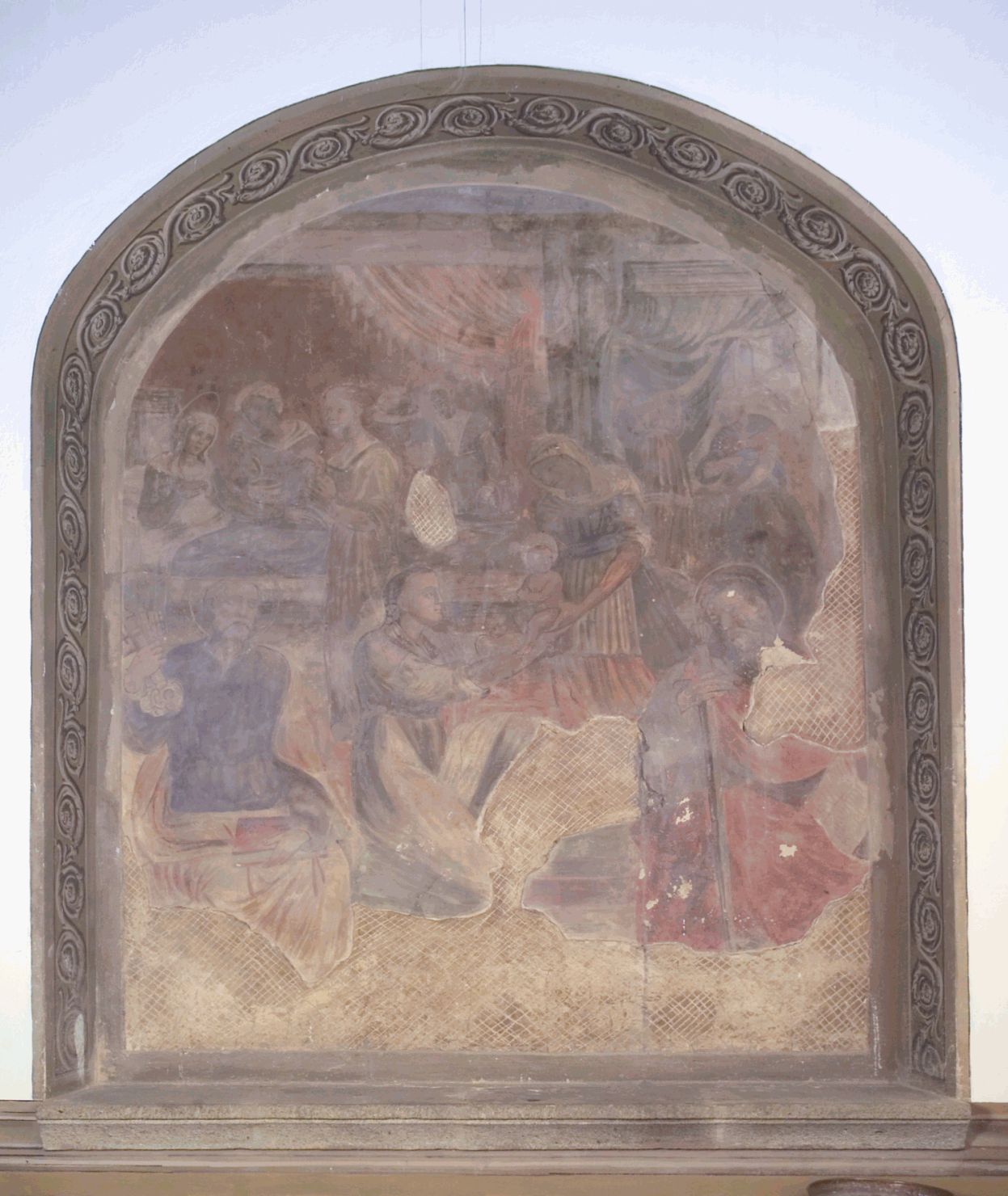 nascita di Maria Vergine (dipinto) - ambito grossetano (sec. XIV)