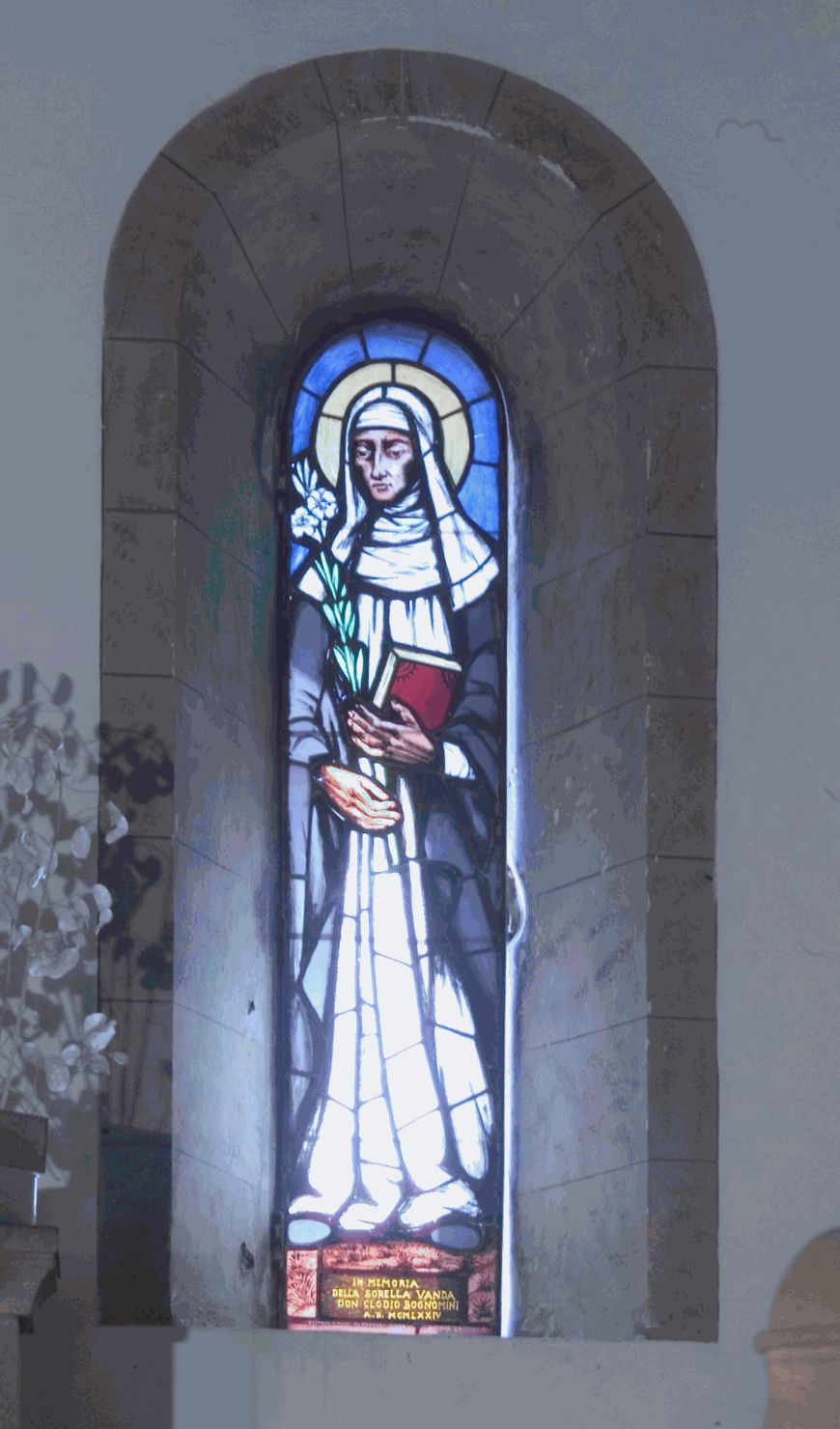 Santa Caterina da Siena (vetrata) - bottega toscana (sec. XX)