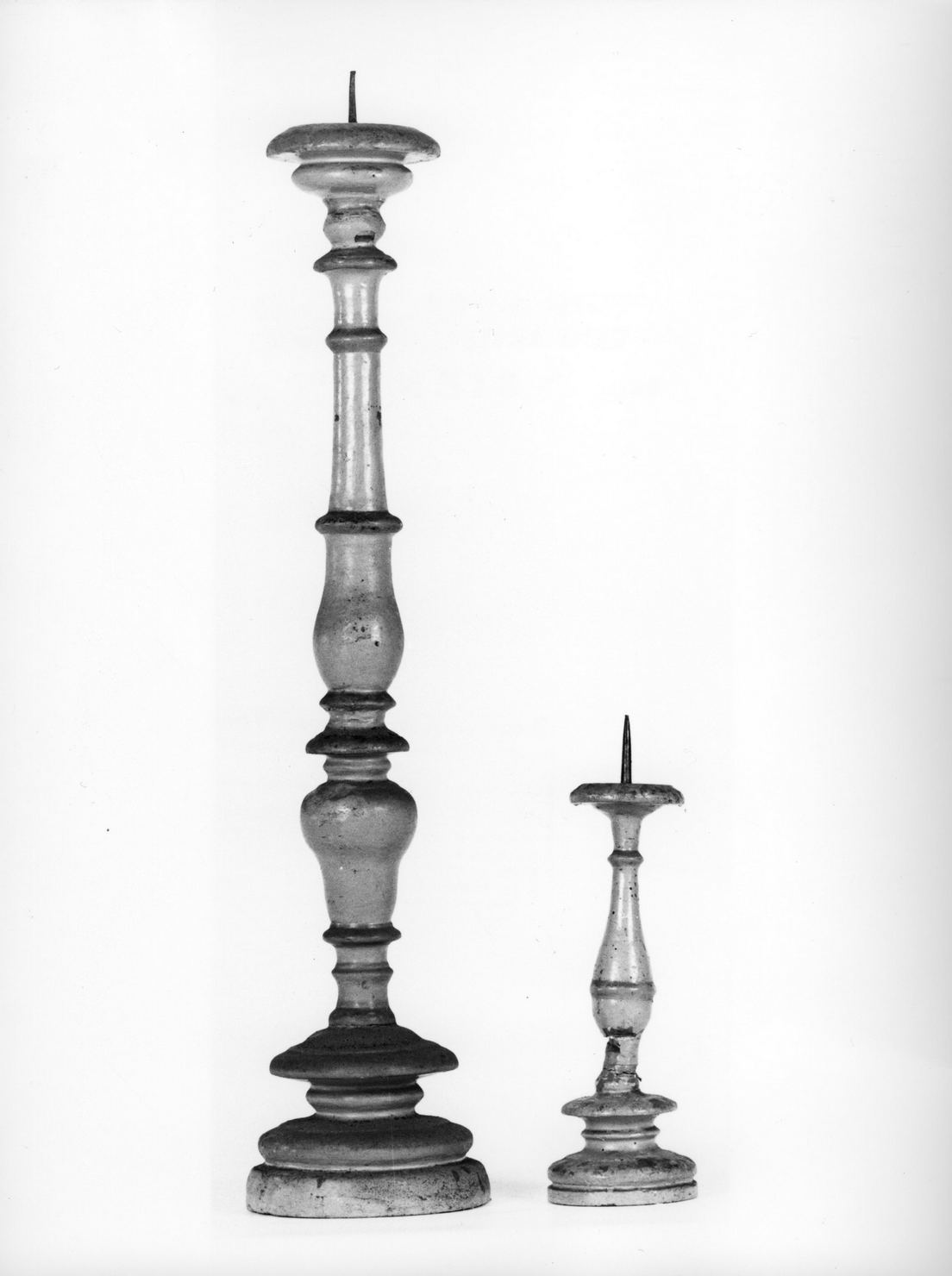 candeliere, serie - bottega senese (primo quarto sec. XIX)