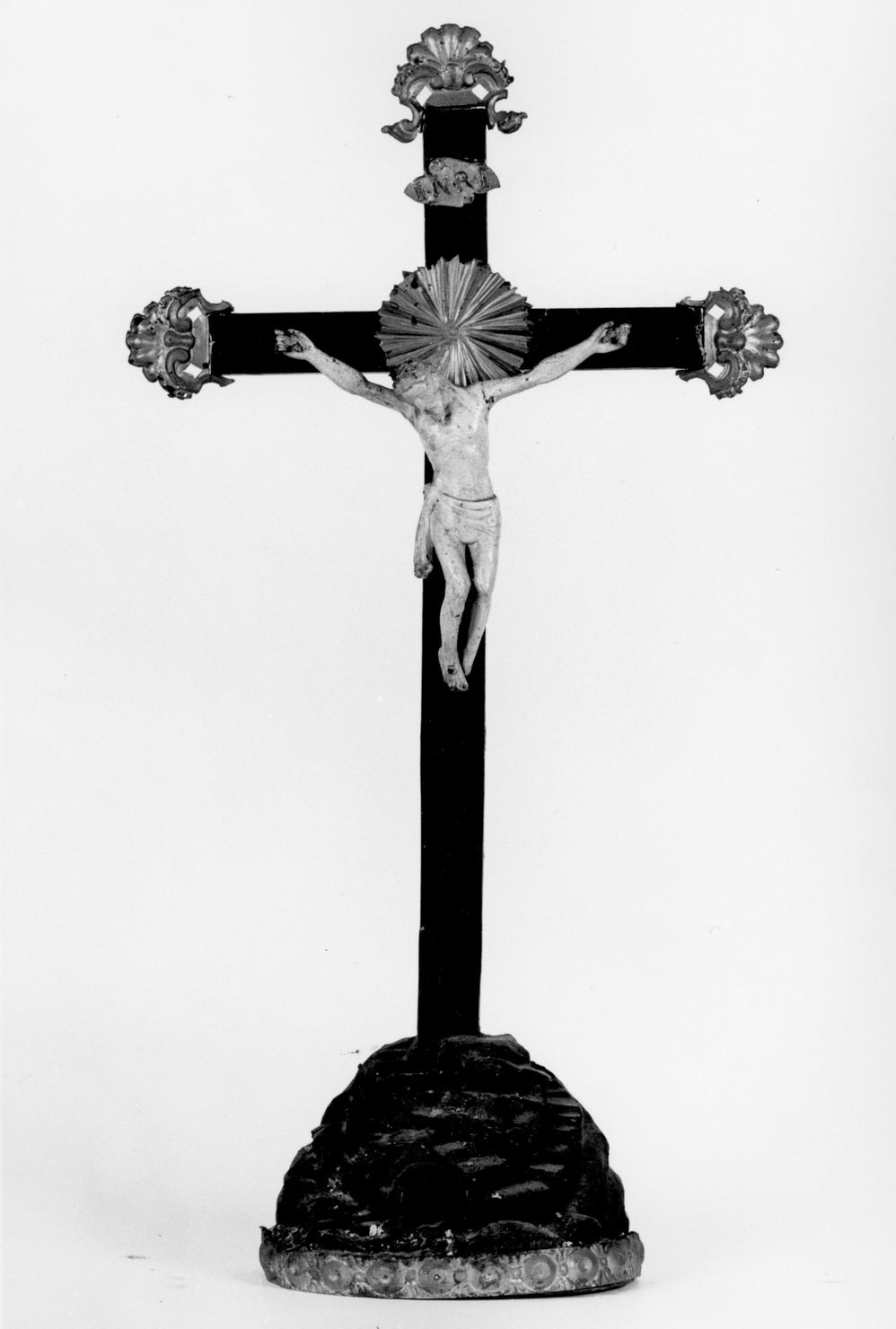 Cristo crocifisso (croce da tavolo) - bottega senese (seconda metà sec. XVIII)