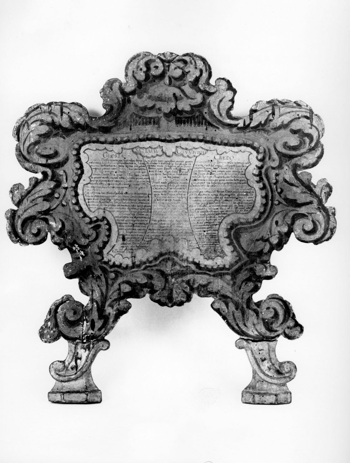 cartagloria, serie - bottega senese (seconda metà sec. XVIII)