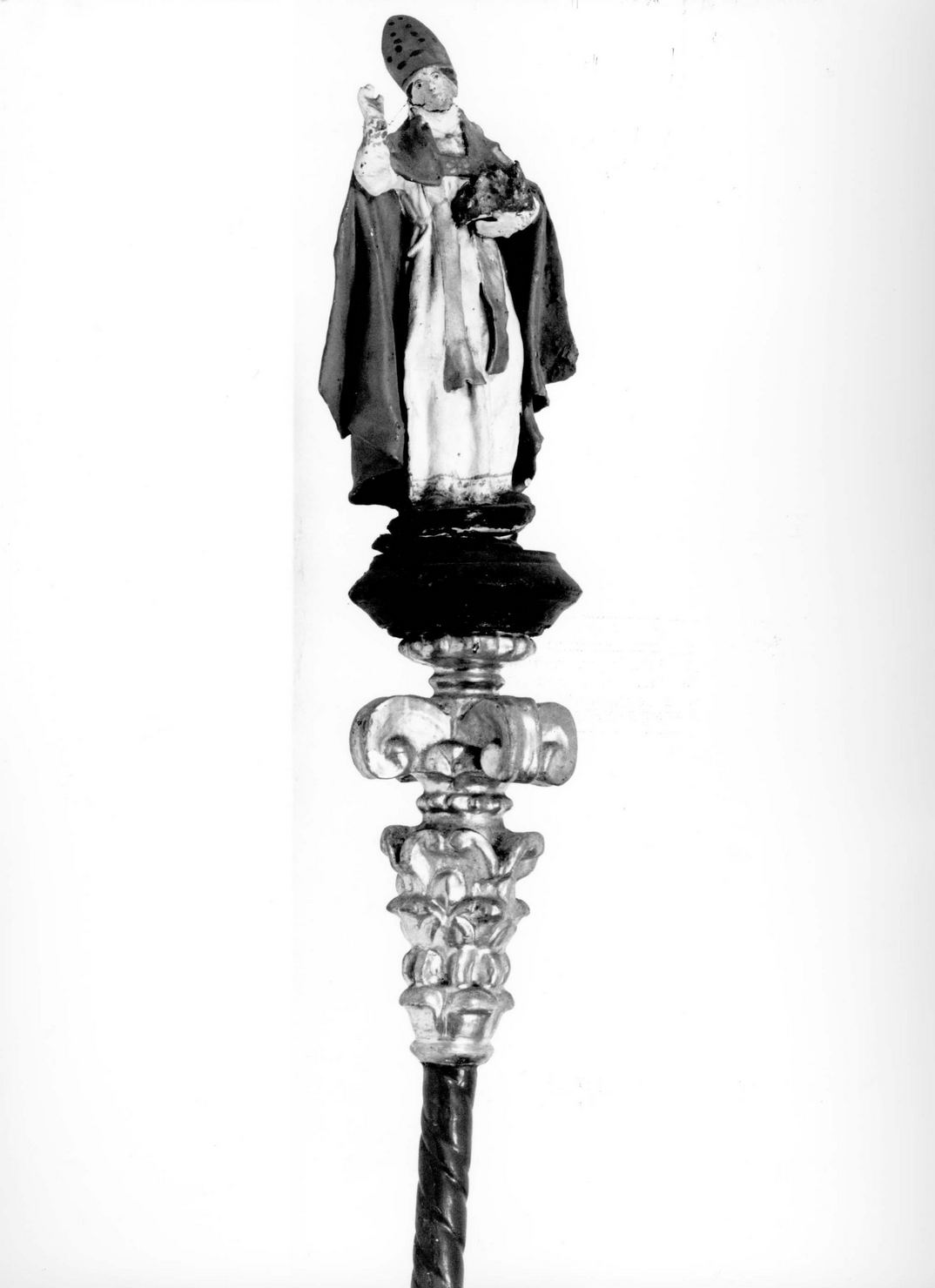 Sant'Emidio (mazza processionale) - bottega senese (sec. XVIII)