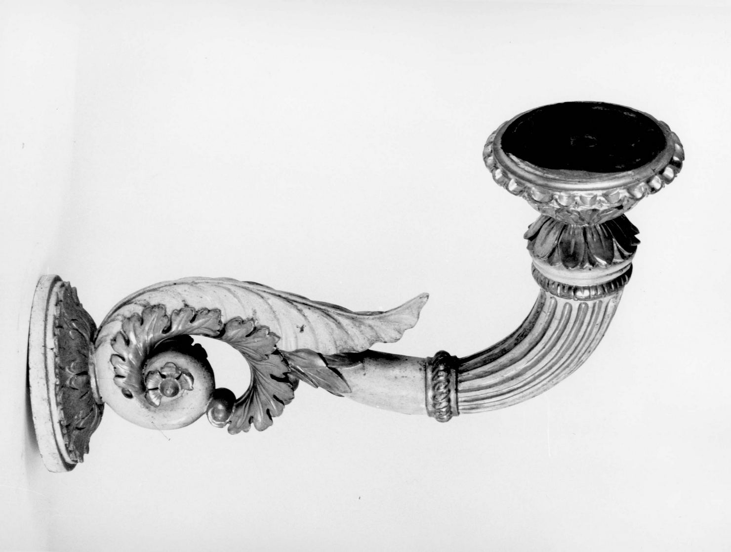 candeliere da parete - bottega senese (seconda metà sec. XVIII)