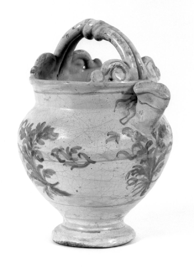 motivi decorativi vegetali (mezzina) - manifattura siciliana (ultimo quarto sec. XVIII)