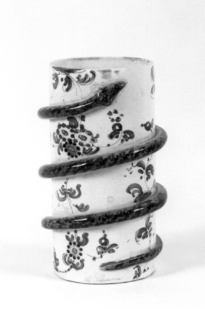 motivi decorativi vegetali (vaso) - manifattura italiana (primo quarto sec. XX)