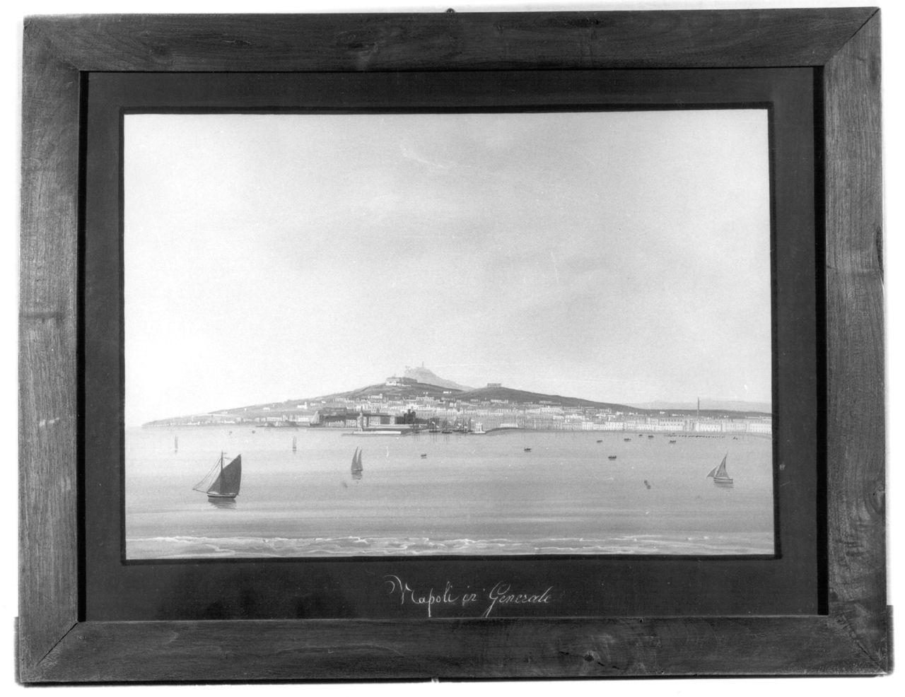 Napoli in Generale, veduta di Napoli (dipinto, elemento d'insieme) - ambito napoletano (prima metà sec. XIX)