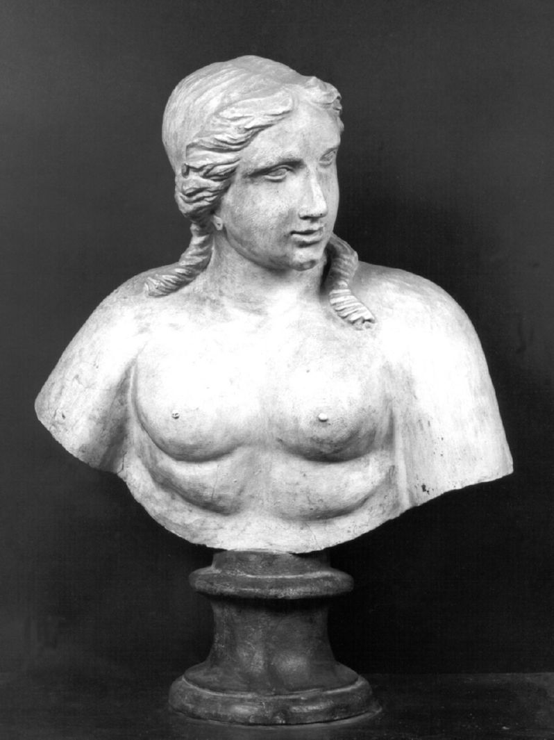 busto femminile (scultura, elemento d'insieme) - ambito toscano (seconda metà sec. XIX)
