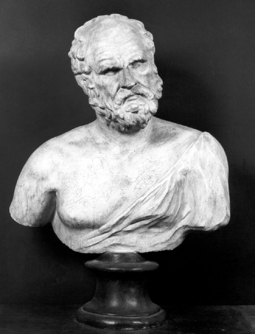 busto maschile (scultura, elemento d'insieme) - ambito toscano (seconda metà sec. XIX)