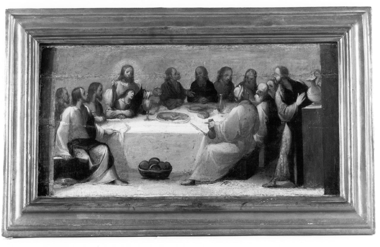 ultima cena (dipinto, elemento d'insieme) di Salimbeni Arcangelo (sec. XVI)