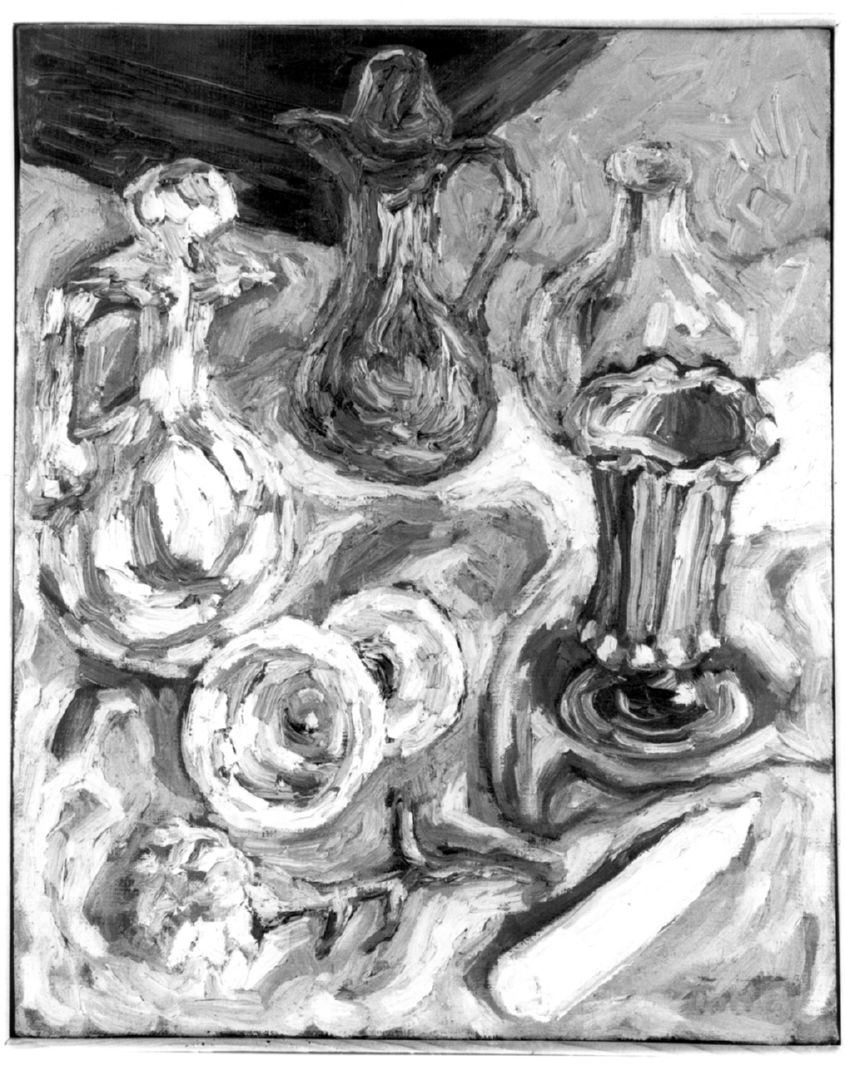 natura morta (dipinto) di Toti Scialoja (sec. XX)