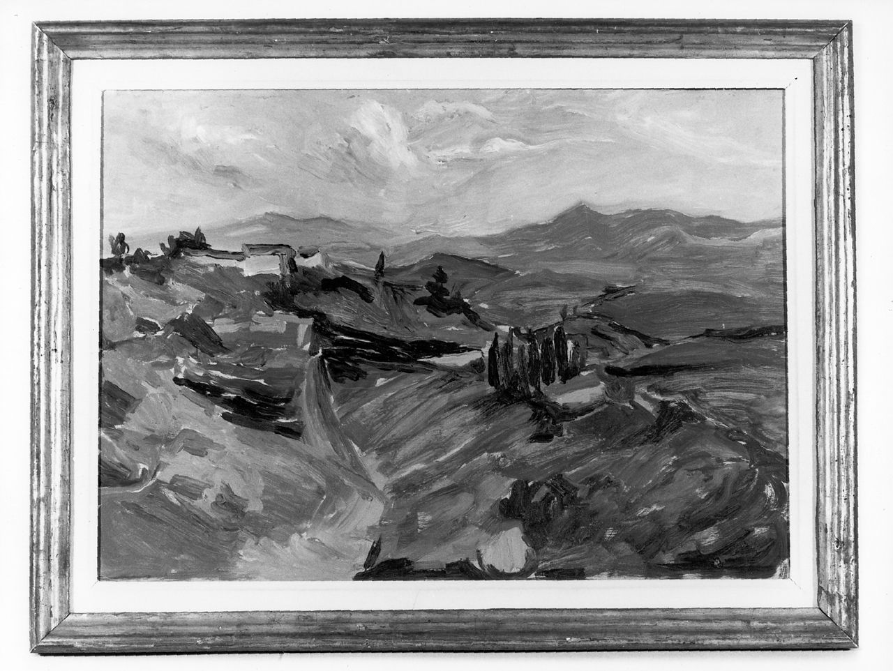 paesaggio, paesaggio (dipinto) di Guttuso Renato (sec. XX)
