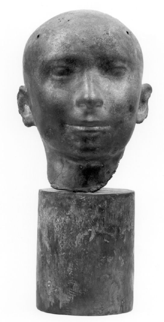 testa d'uomo (scultura) di Mastroianni Umberto (sec. XX)