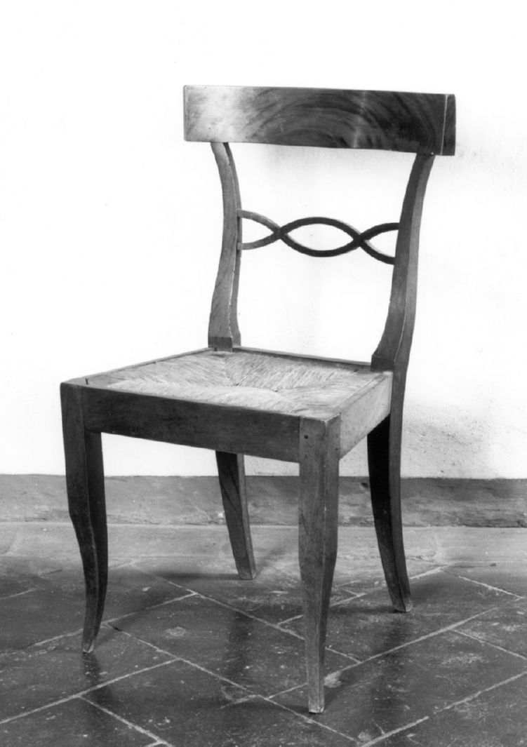sedia - bottega toscana (primo quarto sec. XIX)