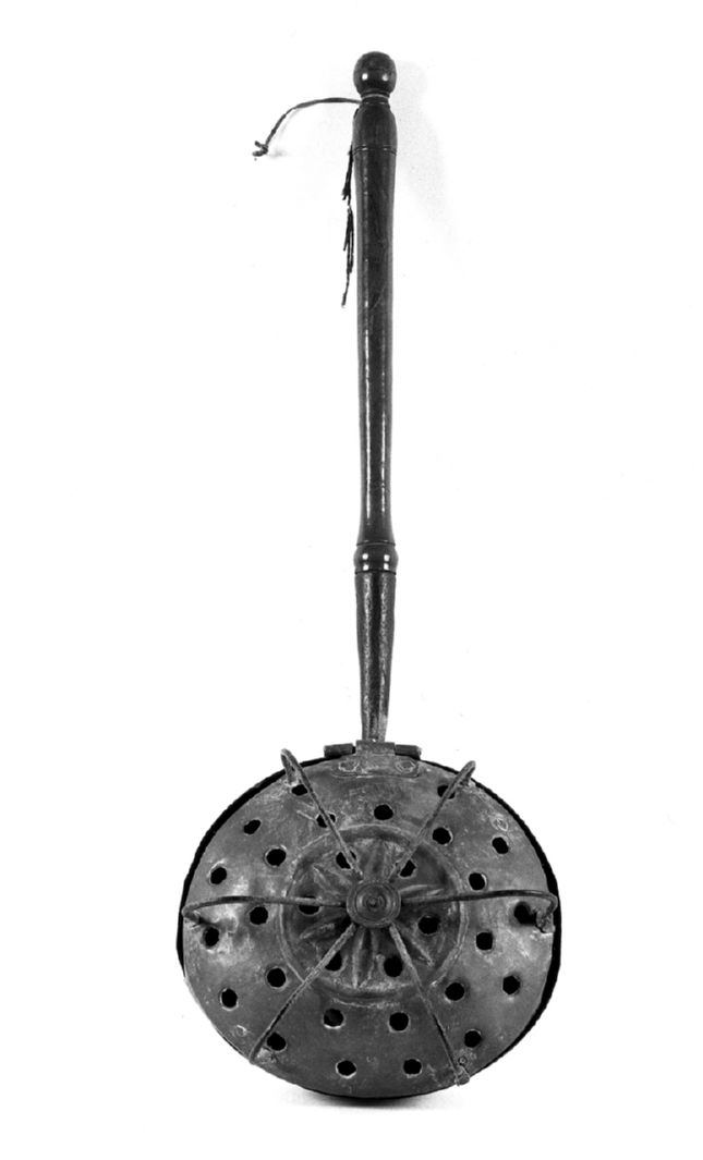 scaldaletto, serie - bottega toscana (seconda metà sec. XIX)