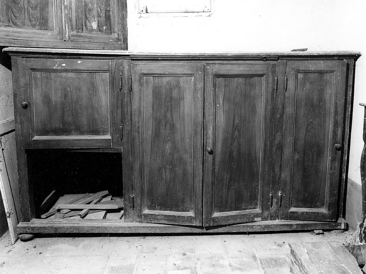 mobile da sacrestia - bottega toscana (secc. XIX/ XX)
