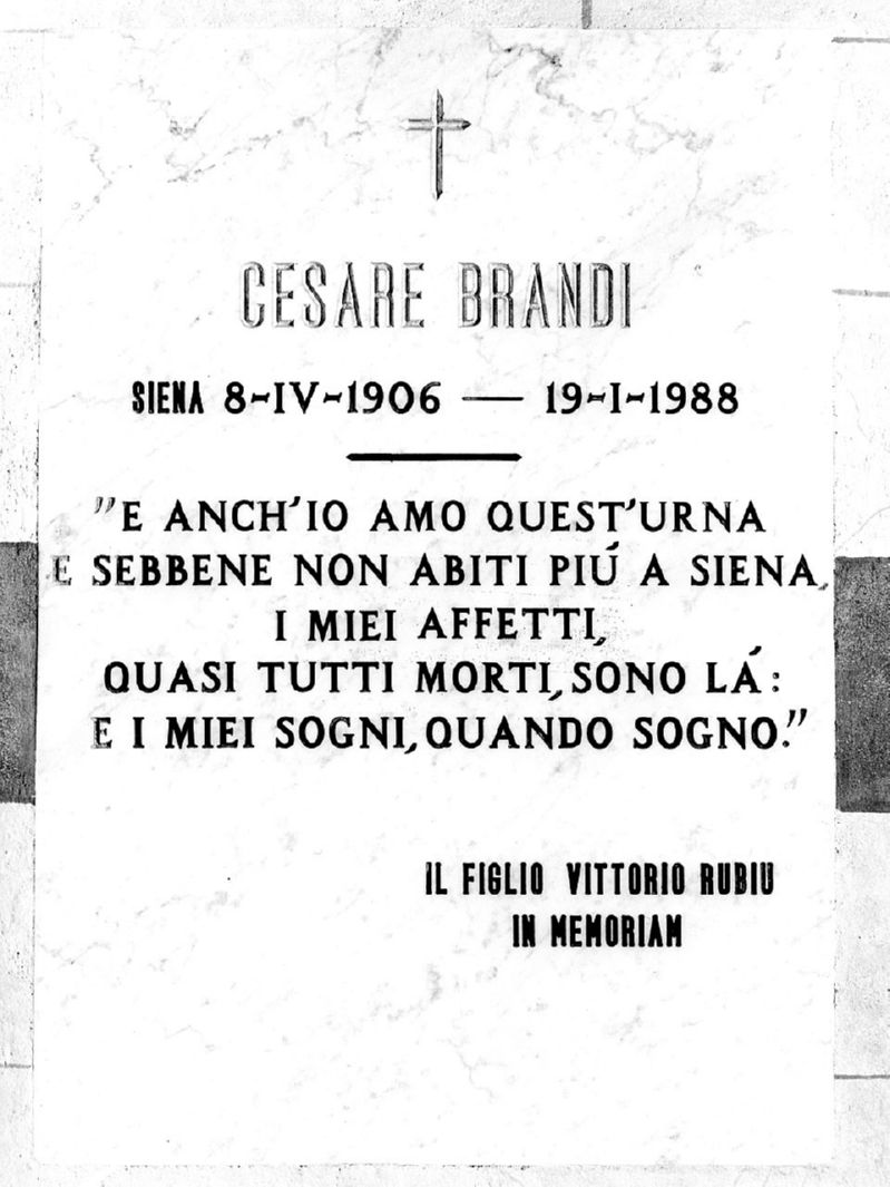 lapide tombale - produzione toscana (sec. XX)