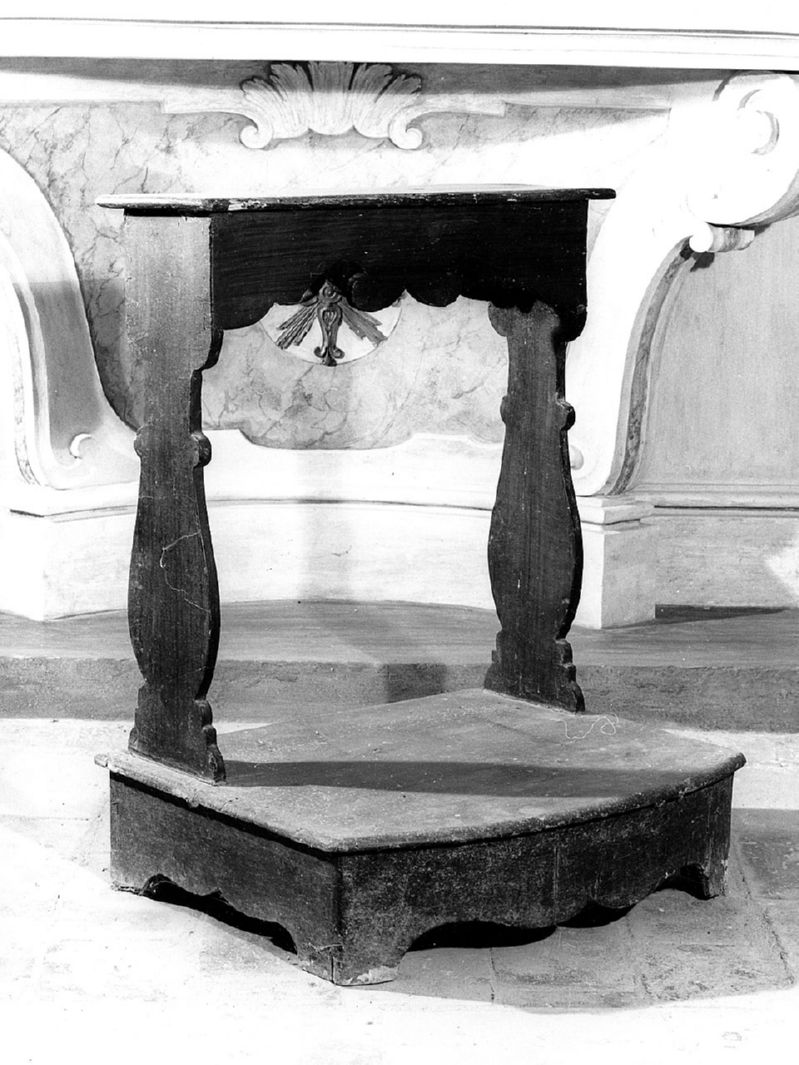 inginocchiatoio, serie - bottega toscana (seconda metà sec. XIX)