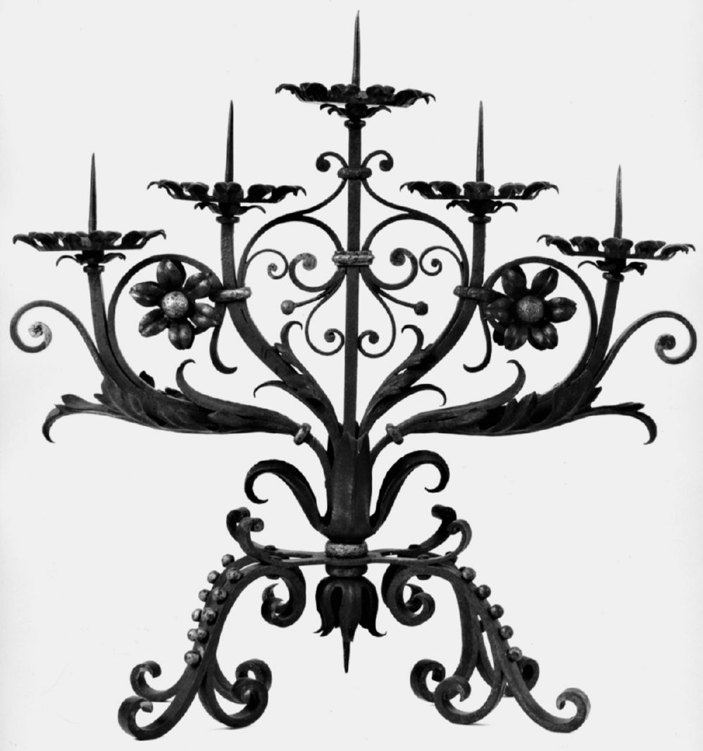 candelabro di Zalaffi Luciano (primo quarto sec. XX)