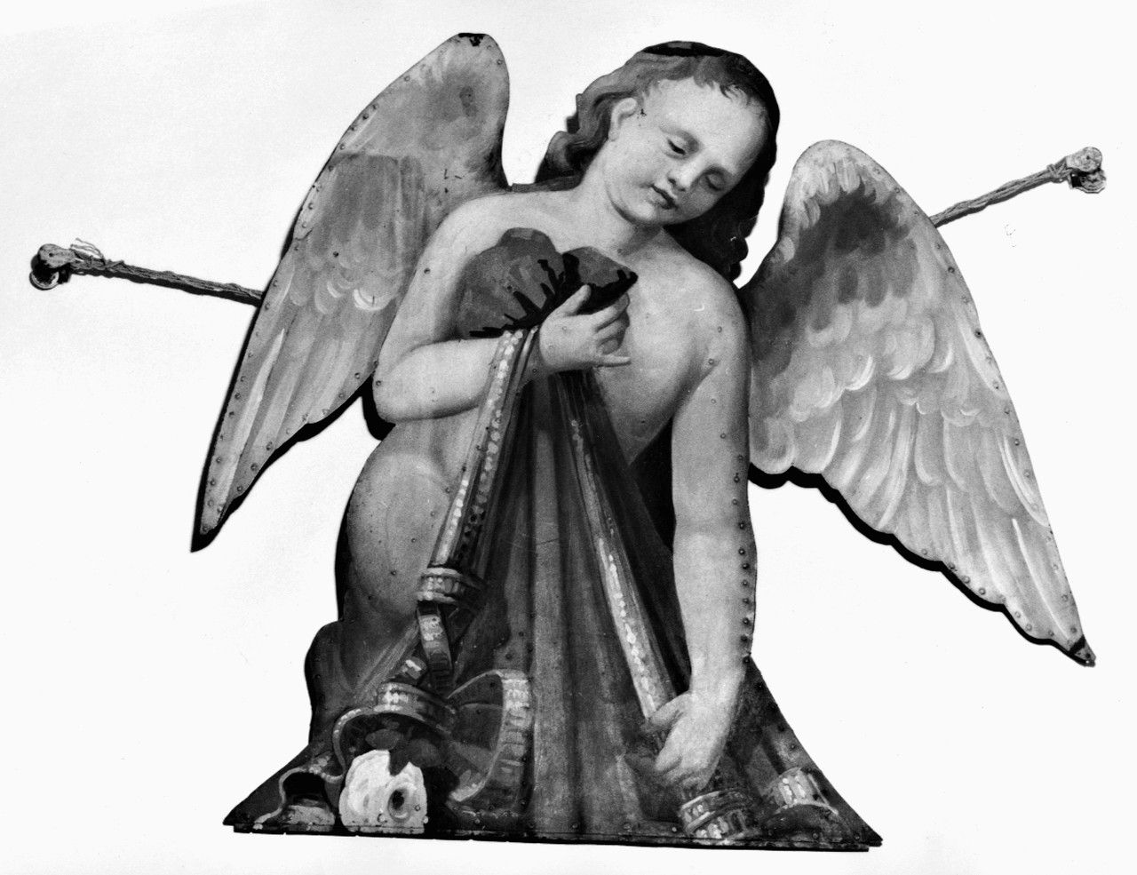 angelo (apparato per le quarantore) - ambito senese (seconda metà sec. XVIII)