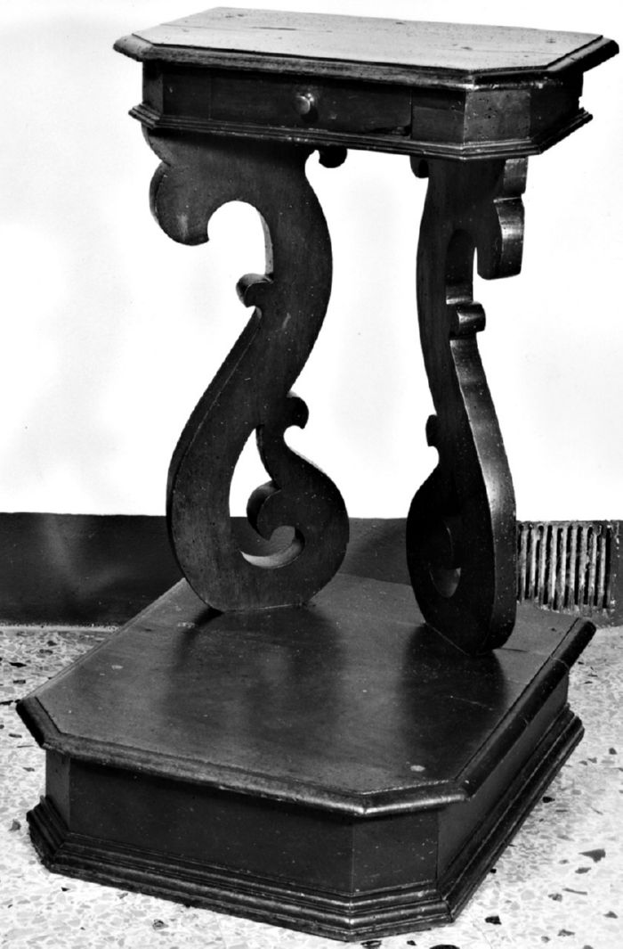 inginocchiatoio - produzione senese (sec. XVIII)