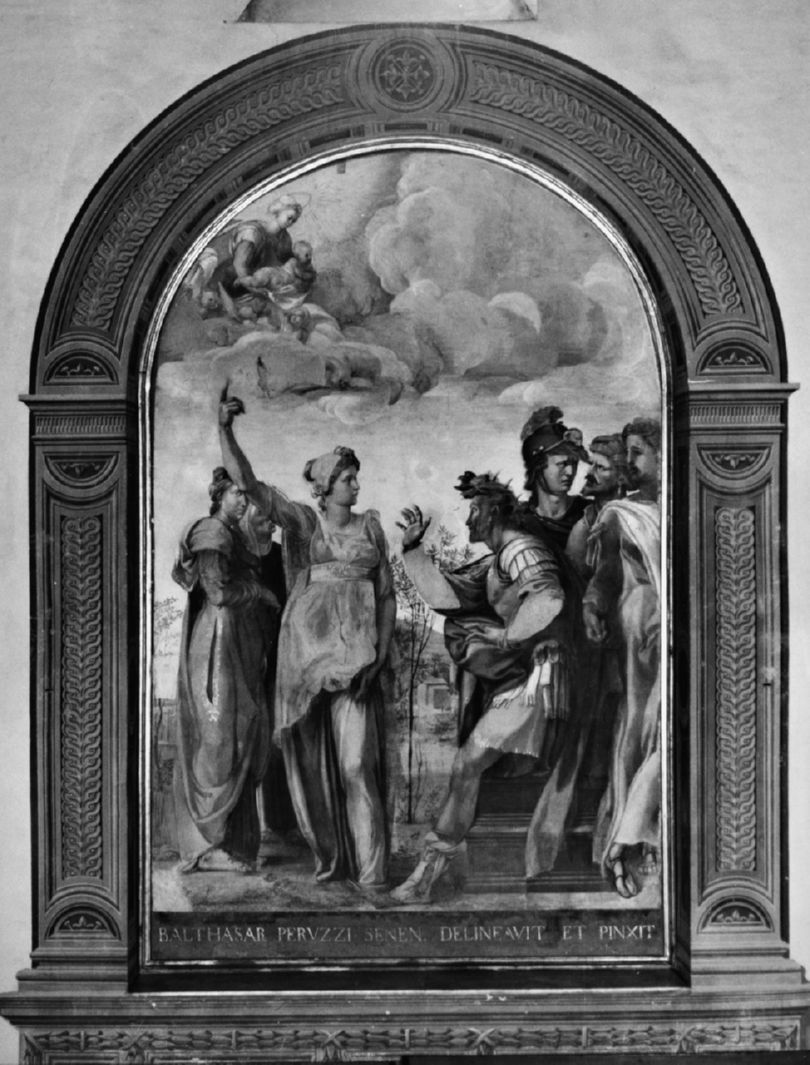 visione di Augusto (dipinto) di Ricciarelli Daniele detto Daniela da Volterra (sec. XVI)