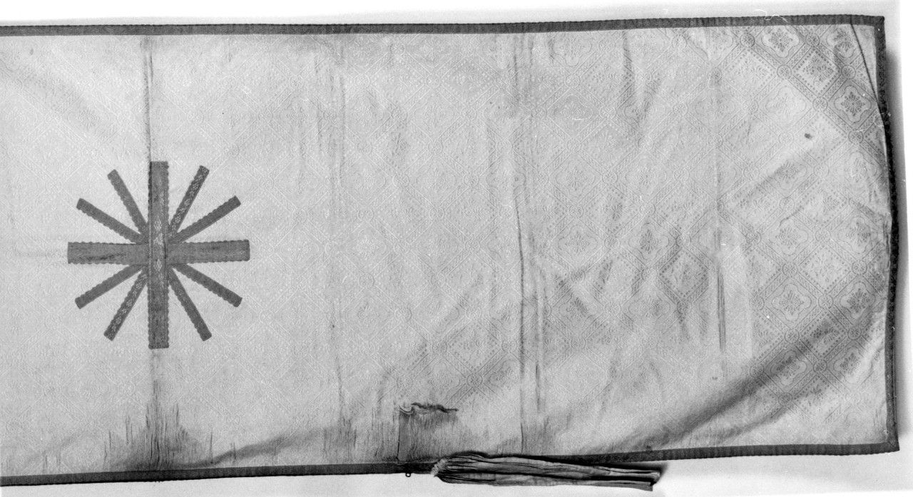 croce (velo omerale) - manifattura italiana (secc. XIX/ XX)