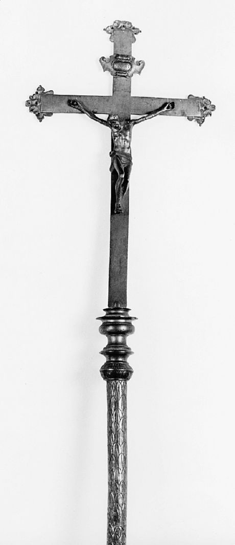 Cristo crocifisso (croce processionale) - produzione toscana (prima metà sec. XIX)
