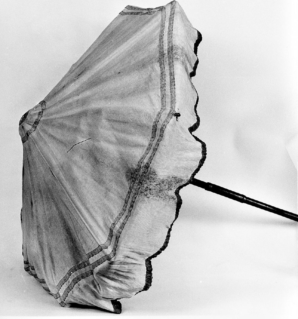 ombrellino processionale, elemento d'insieme - manifattura italiana (sec. XIX)