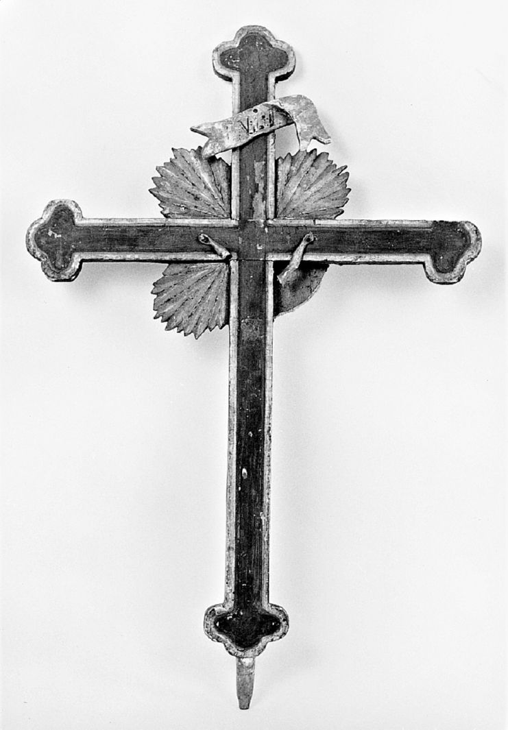 croce d'altare, elemento d'insieme - produzione toscana (sec. XVIII)