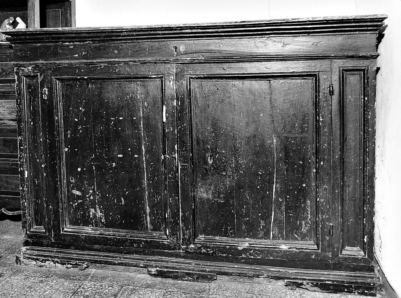 credenza - produzione toscana (sec. XVII)