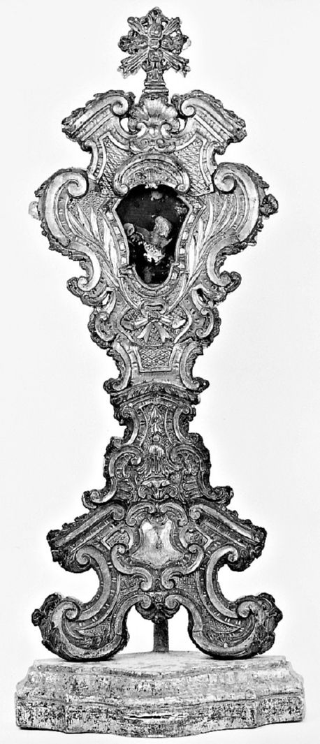 reliquiario - a ostensorio, serie - produzione toscana (seconda metà sec. XVIII)