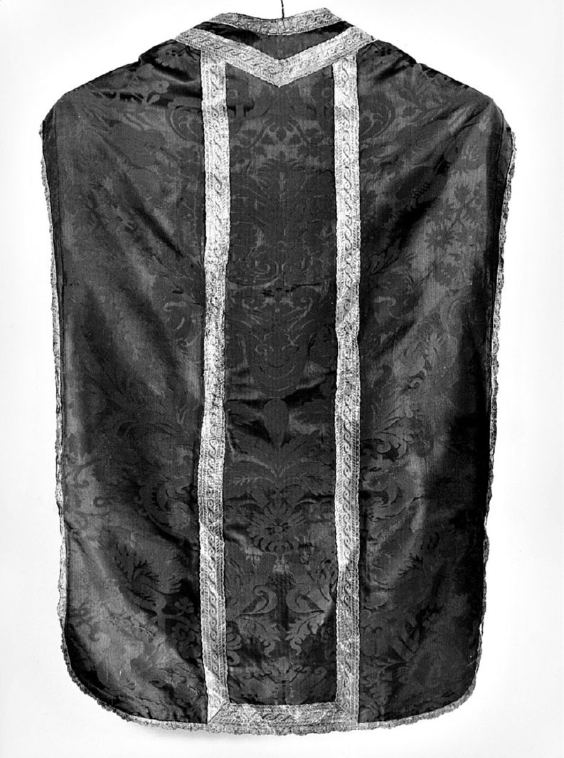 motivi decorativi floreali (pianeta, elemento d'insieme) - manifattura italiana (seconda metà sec. XVIII)