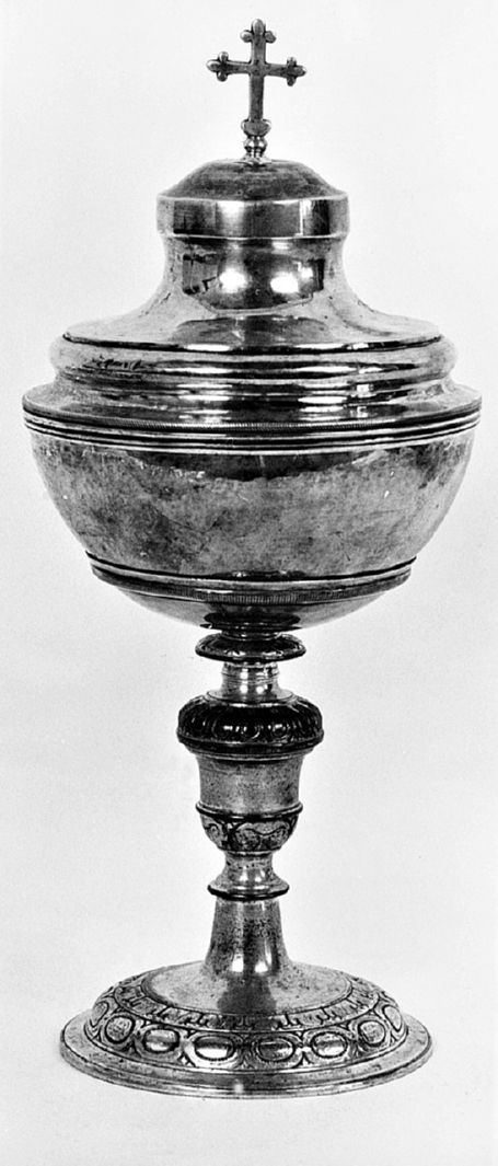 pisside - produzione umbra (sec. XVII)