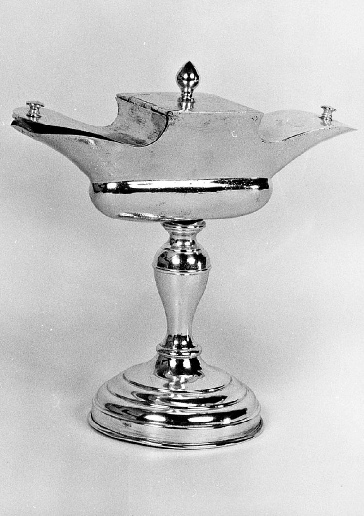 navicella portaincenso - produzione italiana (prima metà sec. XX)