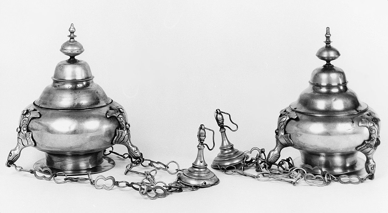 lampada pensile, serie - produzione toscana (sec. XVIII)