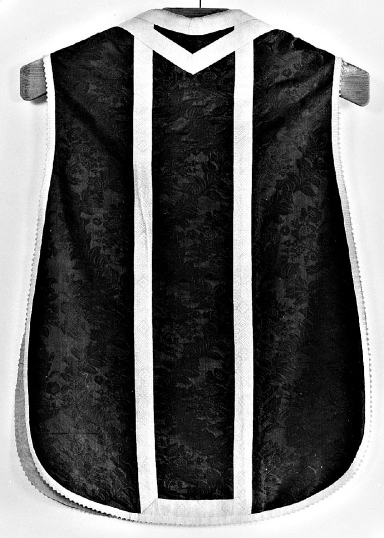 motivo decorativo floreale (pianeta, elemento d'insieme) - manifattura italiana (sec. XX)