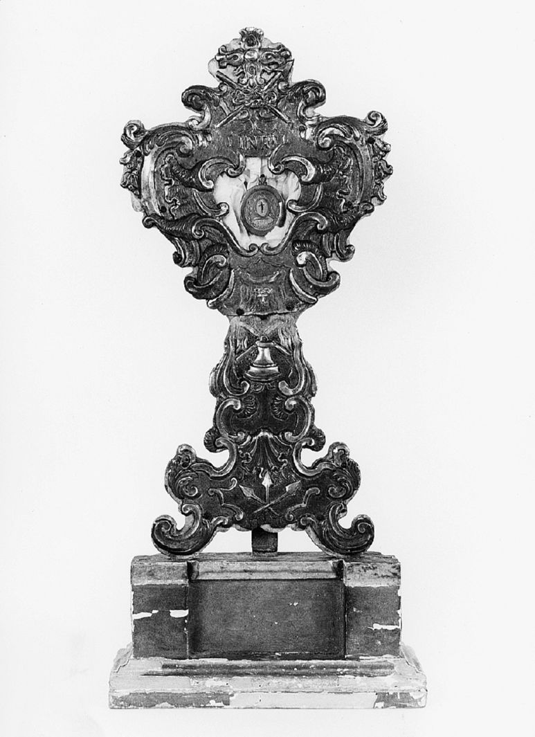 reliquiario - a ostensorio - produzione toscana (metà sec. XVIII)