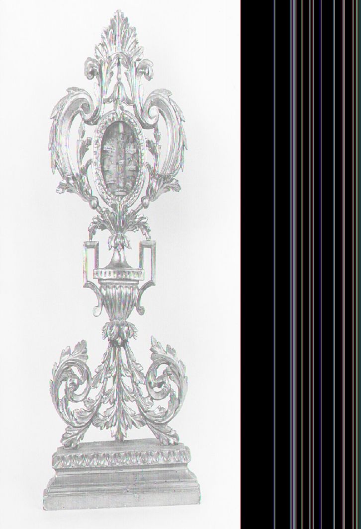 reliquiario - a ostensorio, serie - produzione toscana (prima metà sec. XIX)