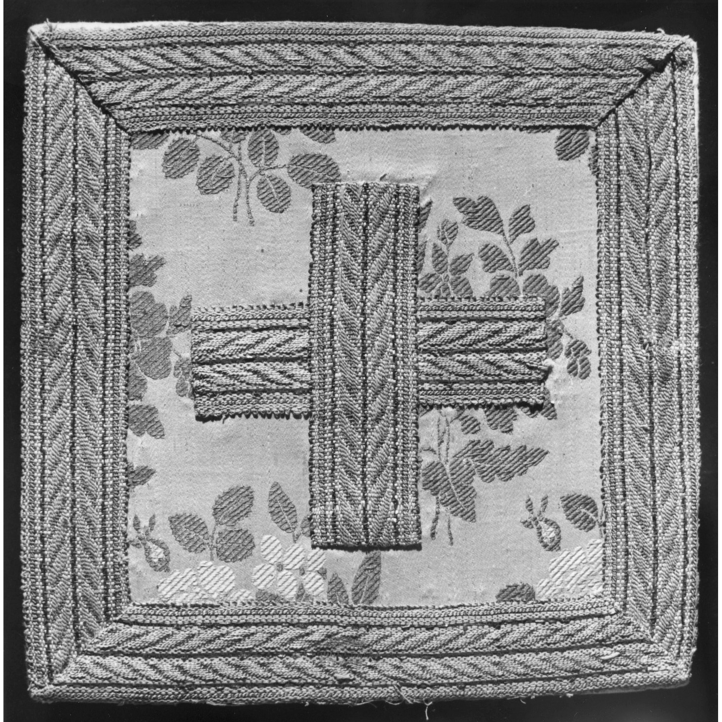 borsa del corporale - manifattura italiana (seconda metà sec. XIX)