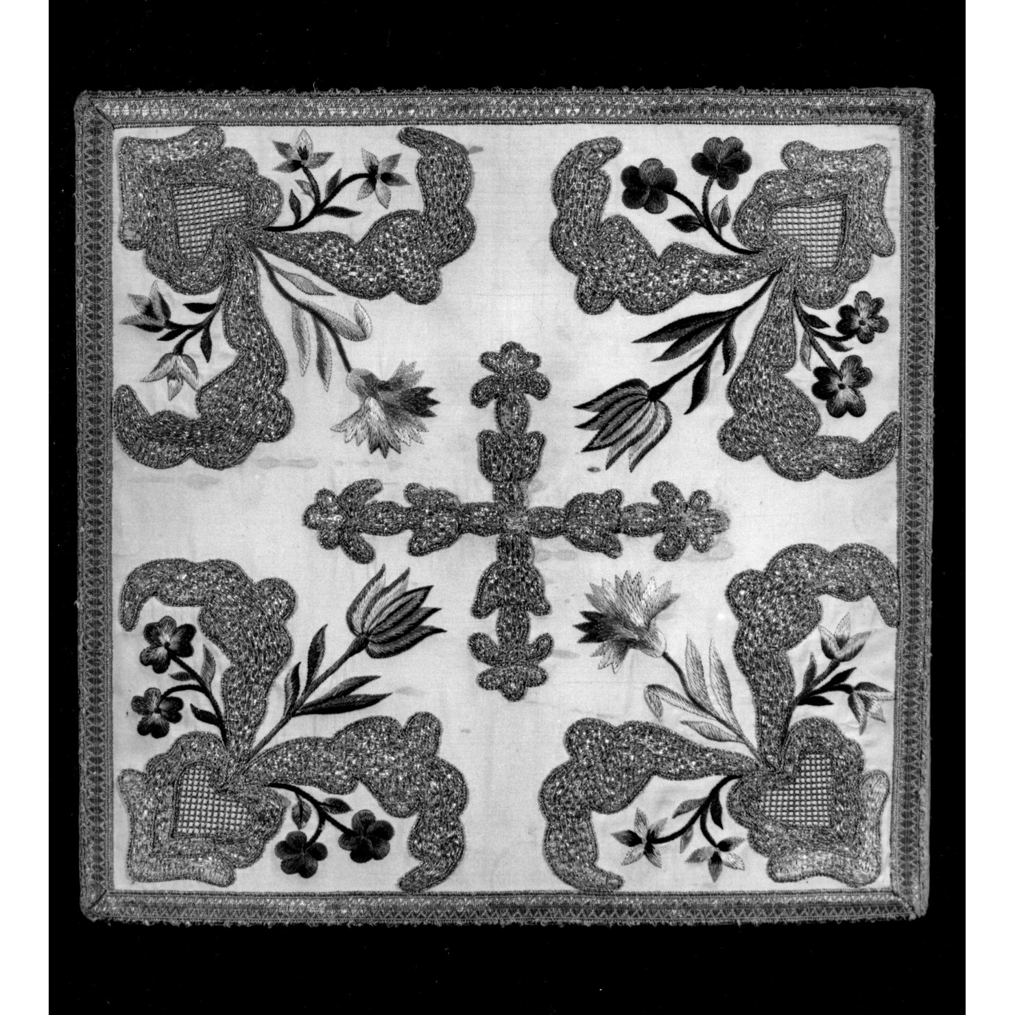 borsa del corporale - manifattura senese (prima metà sec. XIX)