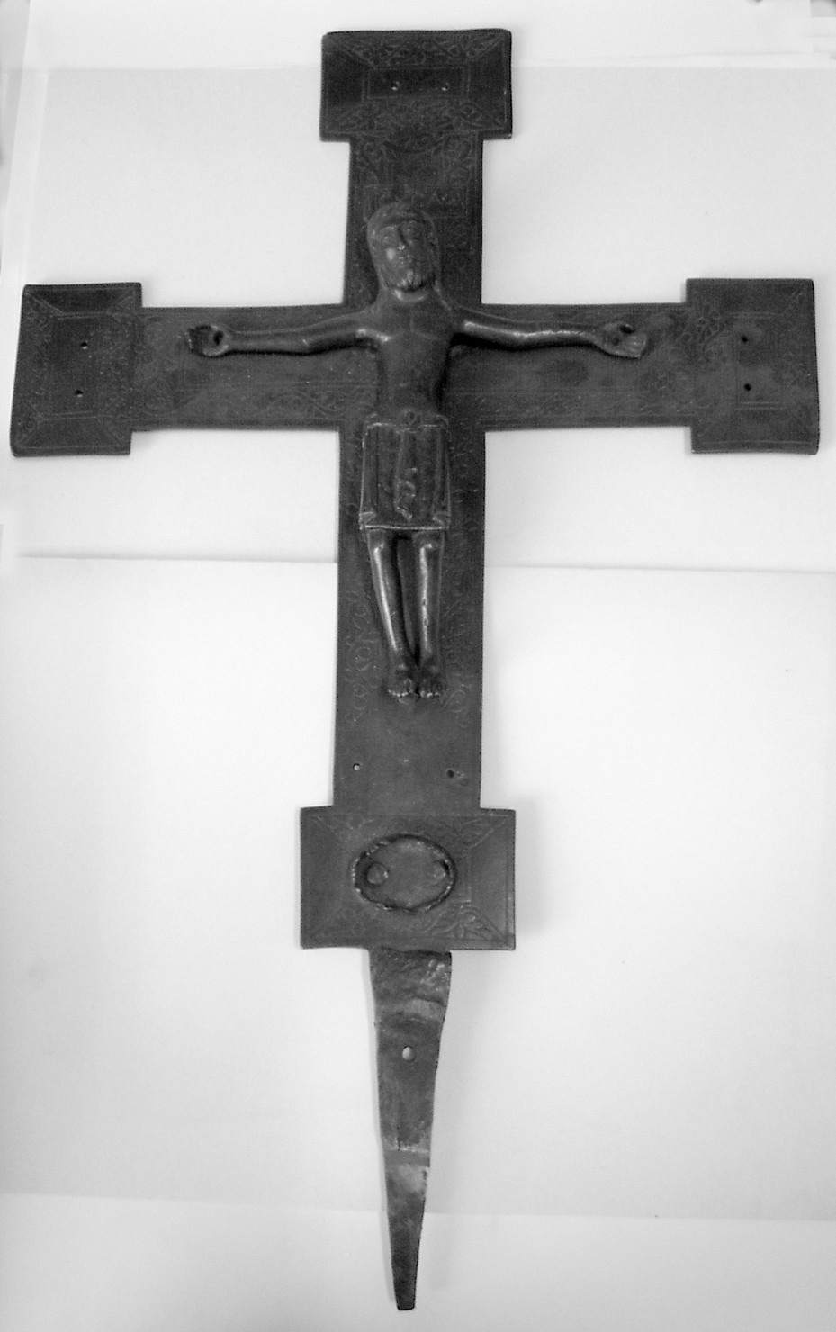 Cristo crocifisso (croce processionale) - ambito senese (fine sec. XII)
