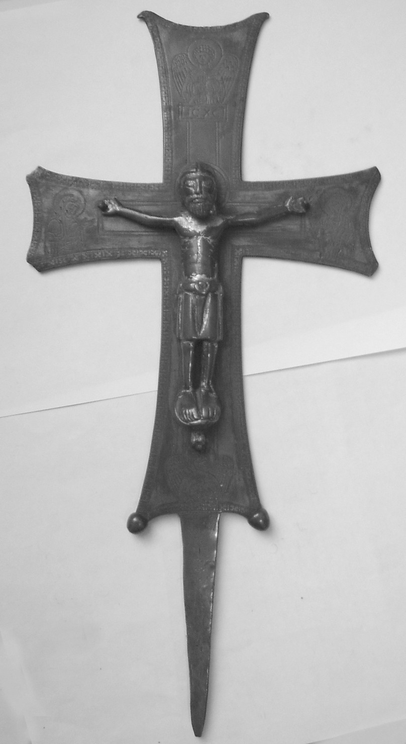 Cristo crocifisso (croce processionale) - ambito senese (fine sec. XII)