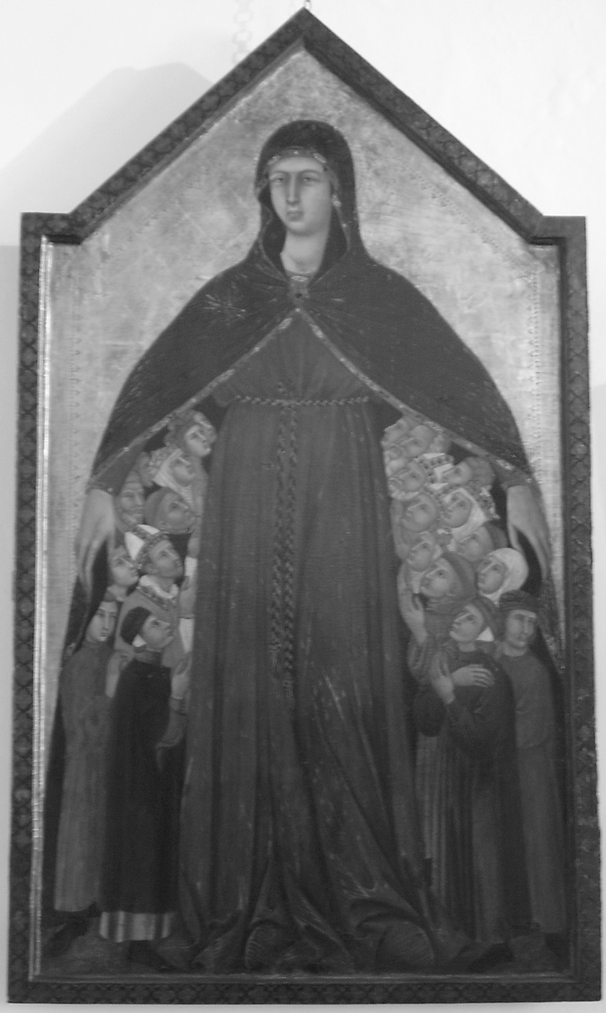 Madonna della Misericordia (dipinto) di Martini Simone (attribuito) (sec. XIV)